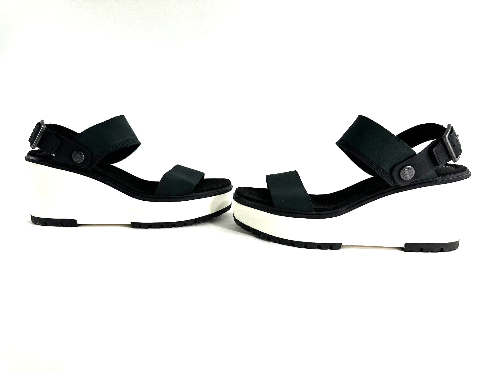 Timberland Koralyn sandali bianchi e neri da donna taglia 9 5 A26SF