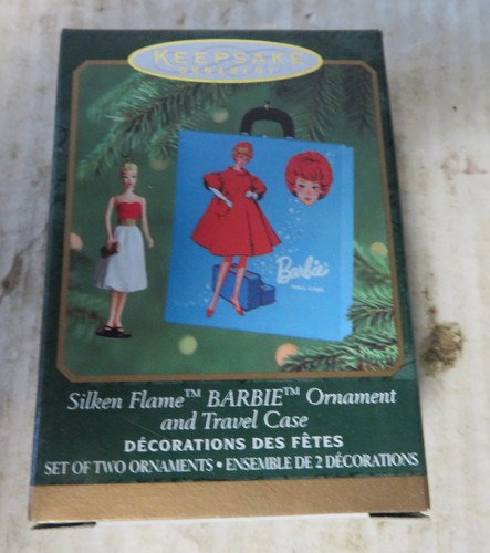 Barbie Silken Flame and Travel Case, Hallmark Keepsake~HANDCRAFTED~ Dated 2000 - Picture 2 of 4