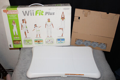Nintendo Wii Fit Plus with Balance Board 100% Complete Open Box
