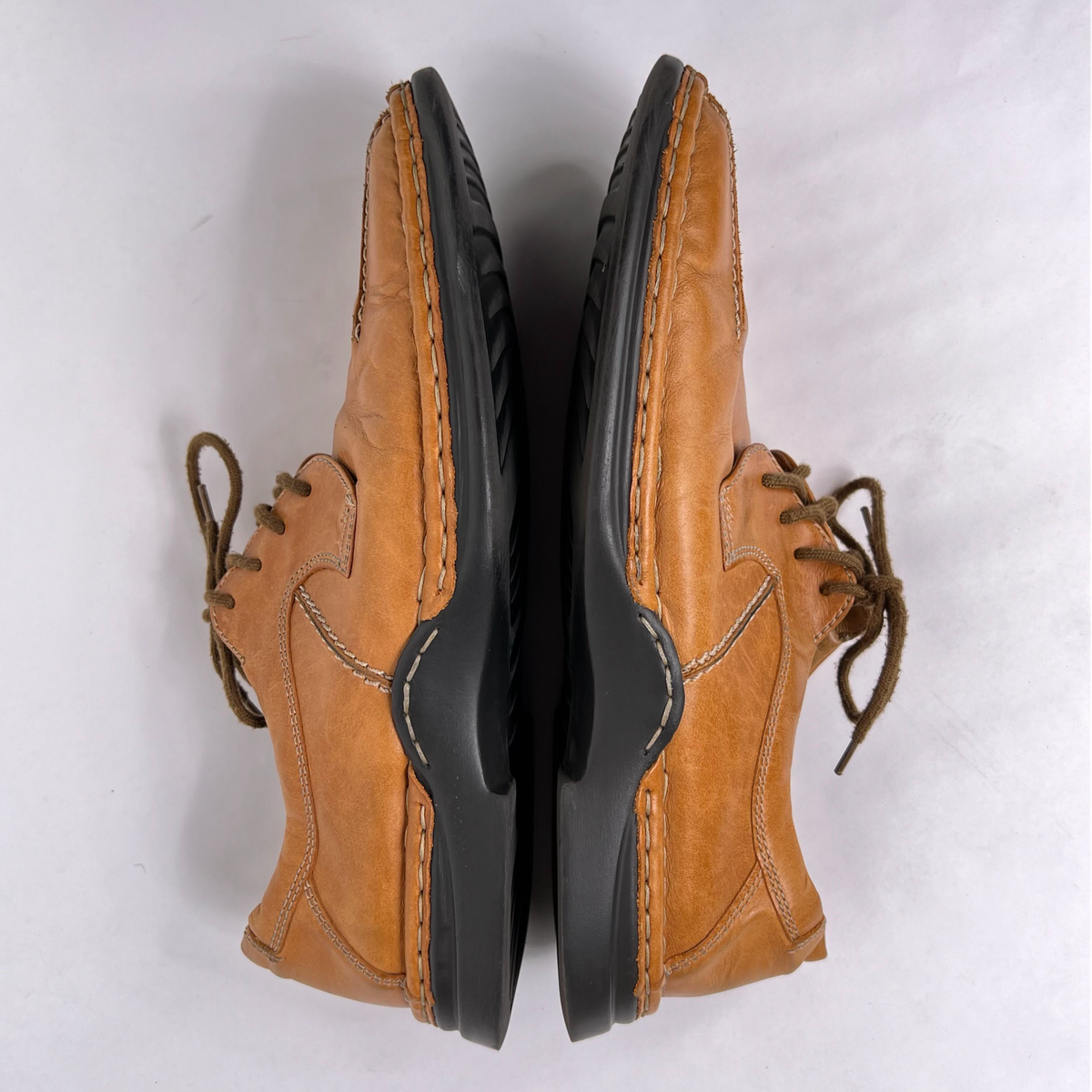 Josef Seibel Tan Leather Comfort Walking Casual Oxford Shoes  display picture 2