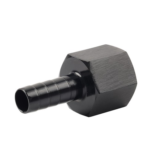 AN8 Female to 3/8" Hose Barb Fuel Line Push On Straight Swivel Fitting Adapter - Picture 5 of 10
