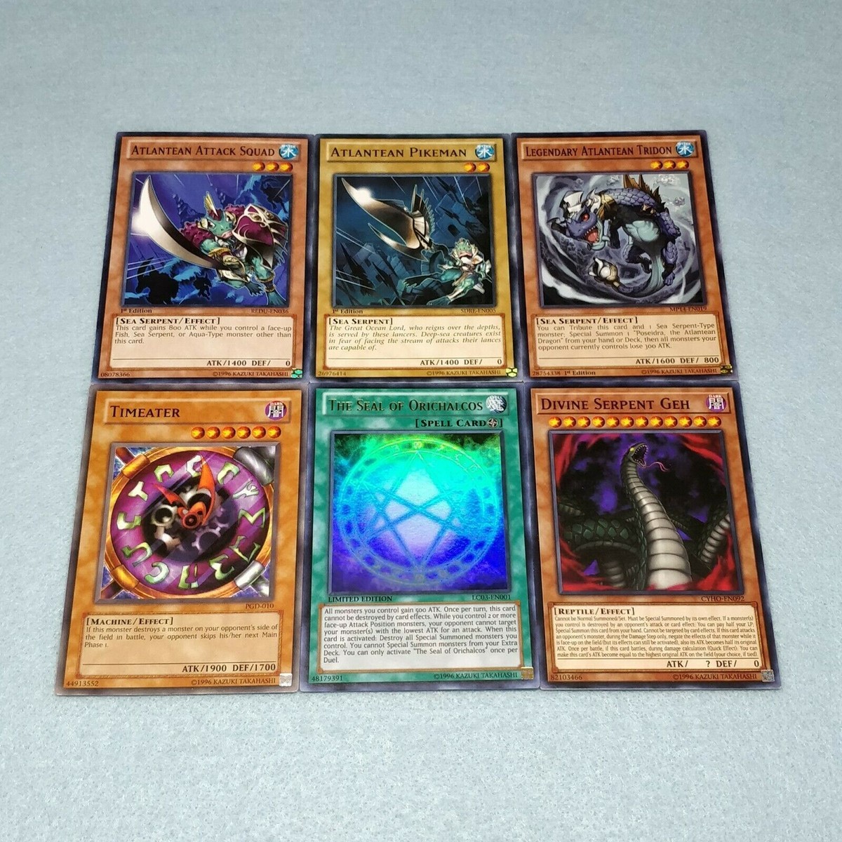 Yugioh Dartz Deck Core The Seal of Orichalcos Timeater Divine At