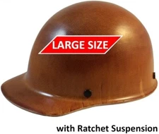 475405 Skullgard Cap Construction Iron Worker Hard Hat Ratchet Suspension LARGE