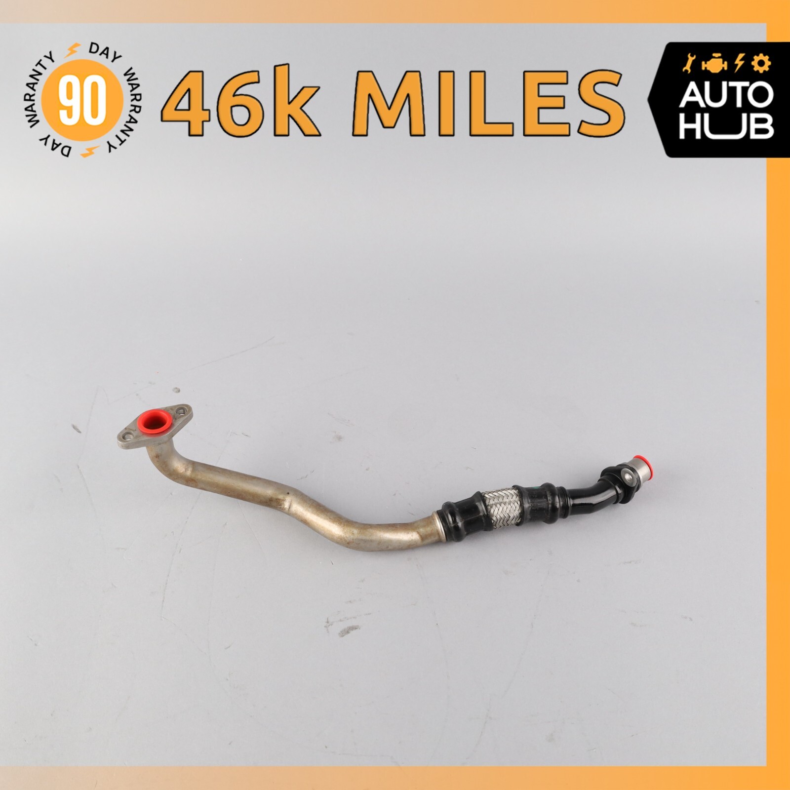 Bentley Continental GTC GT Turbocharger Return Oil Line Right Side OEM 46k