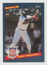1986 Donruss All-Stars Garry Templeton San Diego Padres #30 Near Mint or Better