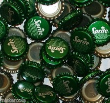 Soda pop bottle caps Lot of 25 SPRITE #2 Coca Cola plastic lined new old stock