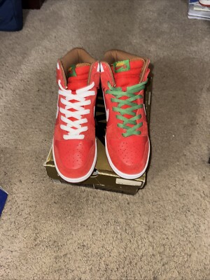 Deadstock Nike Dunk High Pro Sb Big Gulp Sport Red White Sneaker Men Us10