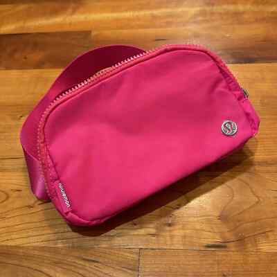 NEW Lululemon shoulder pack wear everywhere belt bag hot pink | eBay NEW Lululemon shoulder pack wear everywhere belt bag hot pink | eBay