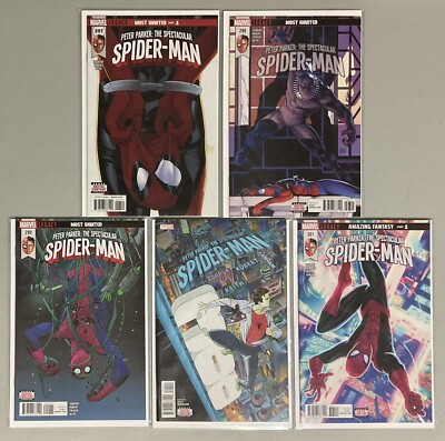  MCU Keys Spectacular Spider-Man #297 298 299 300 301 (2018) NM+(9.4-9.8) 
