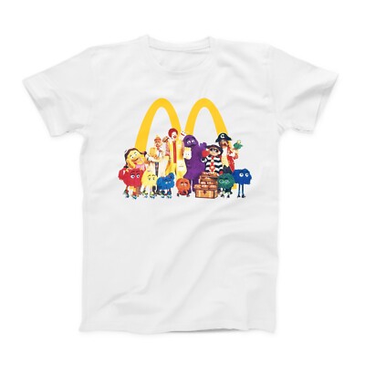 McDonald's SAUCY S/S T-SHIRT (V) ホワイト L BTS x McDonald's V