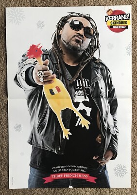 BENJI WEBBE - 2013 UK Magazine centrefold poster SKINDRED