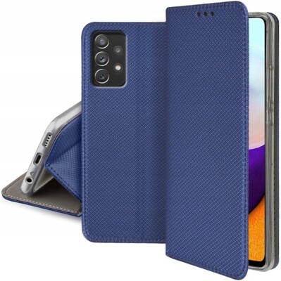 Für Samsung Galaxy A53 - SMART MAGNET Handy Tasche Hülle Case Flip Etui BLAU