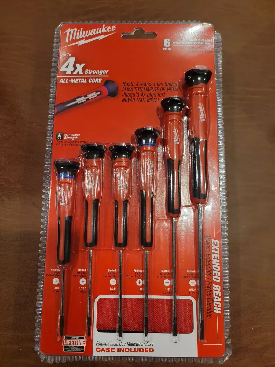 Milwaukee 48 22 2606 Precision Screwdriver Set 6 Pieces