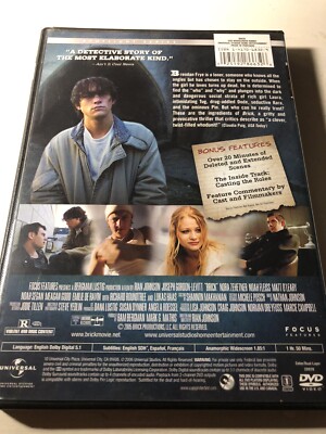 Brick (2005) DVD Crime Mystery Thriller Joseph Gordon-Levitt