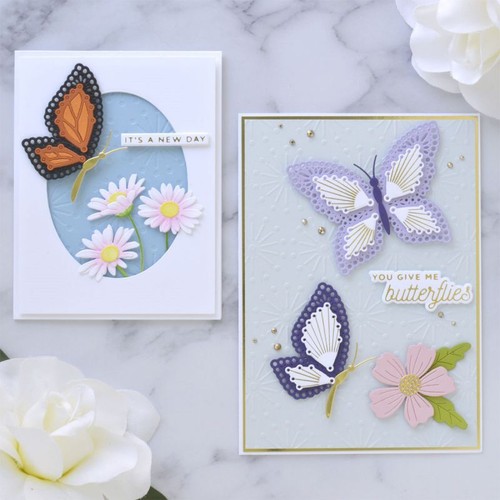 Frase de flores de Navidad placa de lámina caliente troqueles de corte hágalo usted mismo papel en relieve manualidades - Imagen 40 de 84
