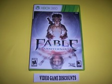 Replacement Original Box Case for Microsoft Xbox 360 XB Fable Anniversary