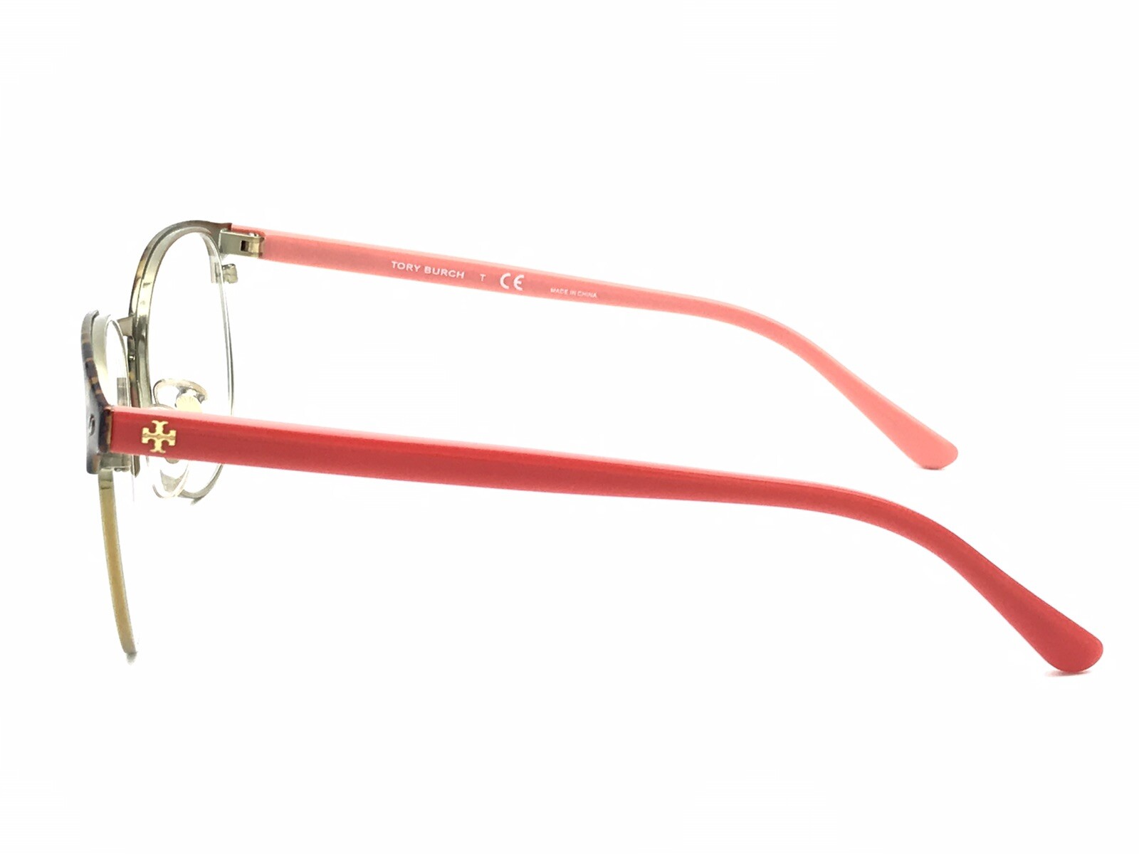 Tory Burch TY 1038 115 Women's Tortoise Pink Round Eyeglasses 50-17 140 New RARE Zdjęcie NOWOŚĆ