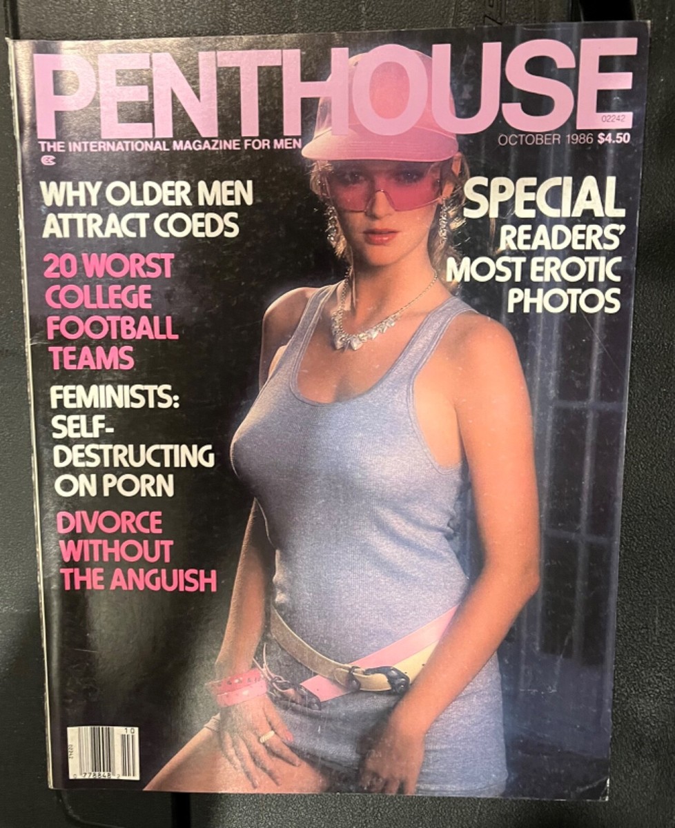 Penthouse Magazine October 1986 Issue - Janna Adams Centerfold Pet