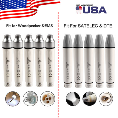 LED Fiber Optic Dental Ultrasonic Scaler Handpiece F/ EMS WOODPECKER DTE SATELEC
