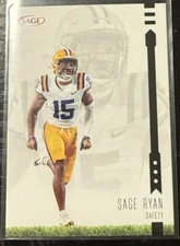 2025 Sage Football Black Sage Ryan #4 LSU Tigers