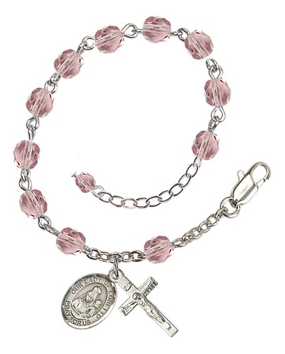 TÚ ELIGES Pulsera Rosario Mujer Santa Plata Bienaventuranza Junio Piedra Natal NUEVO - Imagen 99 de 140