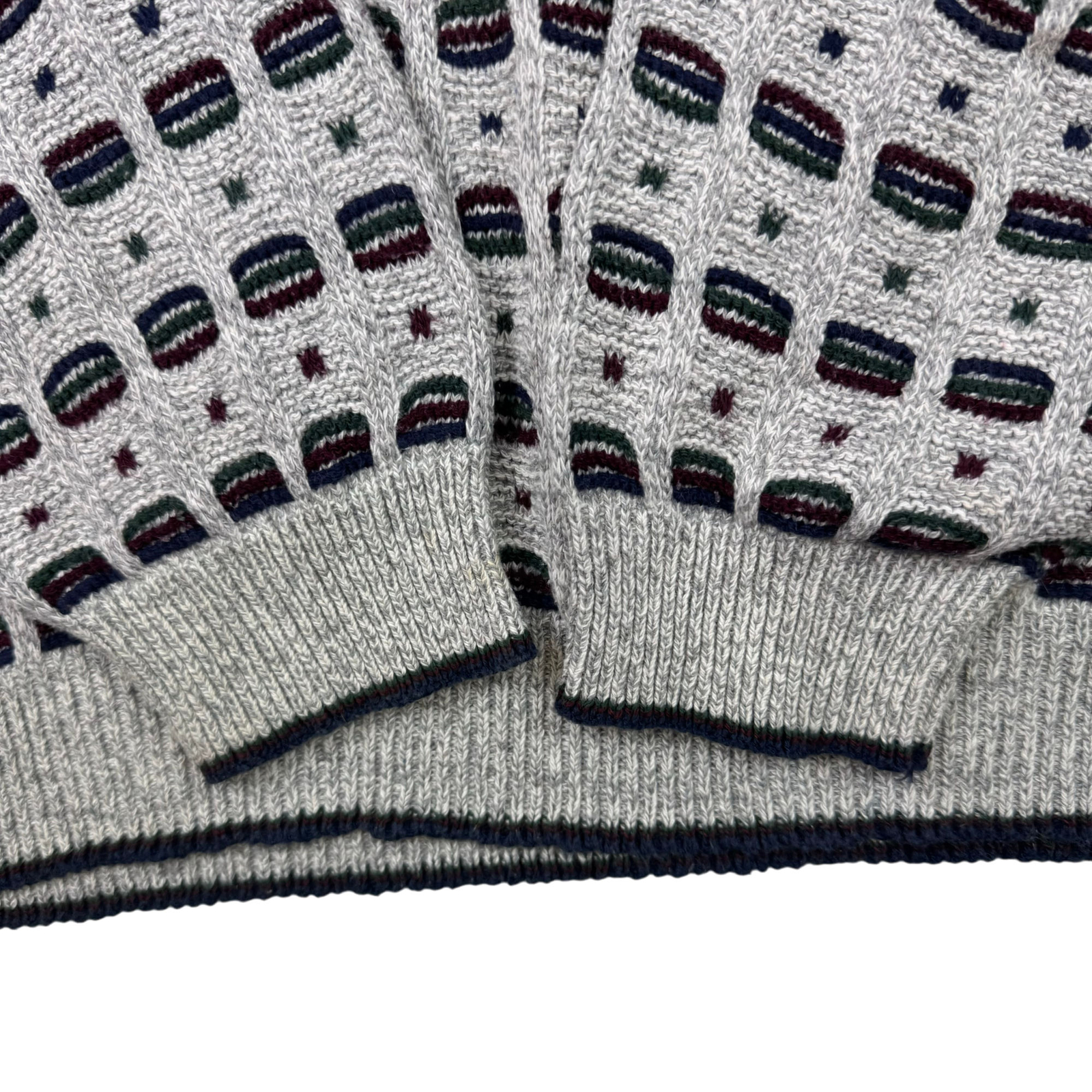Bill Blass Menswear Patterned Knit Jumper Sweatshirt XXX-Large image 6