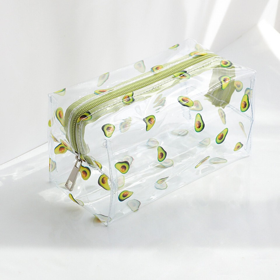 Mathilde M Kosmetiktaschen-Set – Transparente Reisetasche Mit 3 Farbigen Make-up-Beuteln, Wasserfest & Stylisch