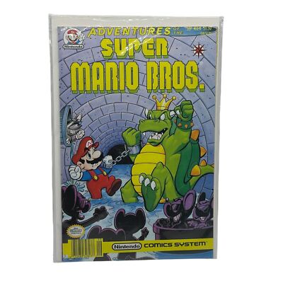 Adventures of the Super Mario Bros #8 (Valiant 1991) Nintendo Comic Book