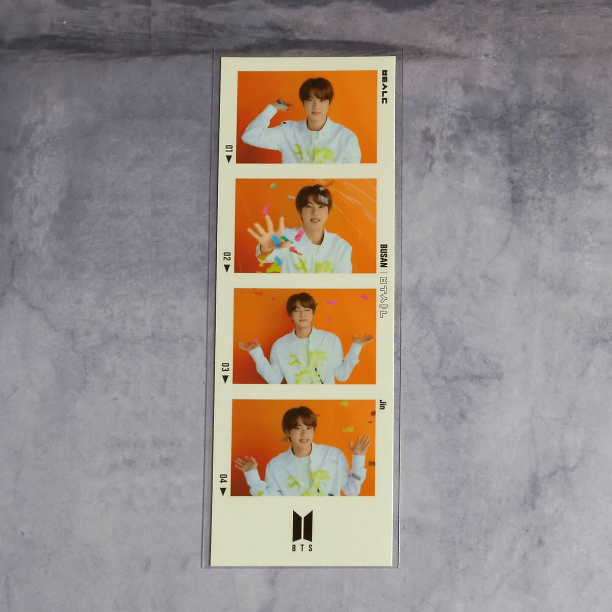 BTS Yet to Come in Busan Mini Photo Card 4-Cut Photo Instant Photo