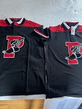 Vintage NWT Polo Ralph Lauren Black Red P Wing Shirt Medium