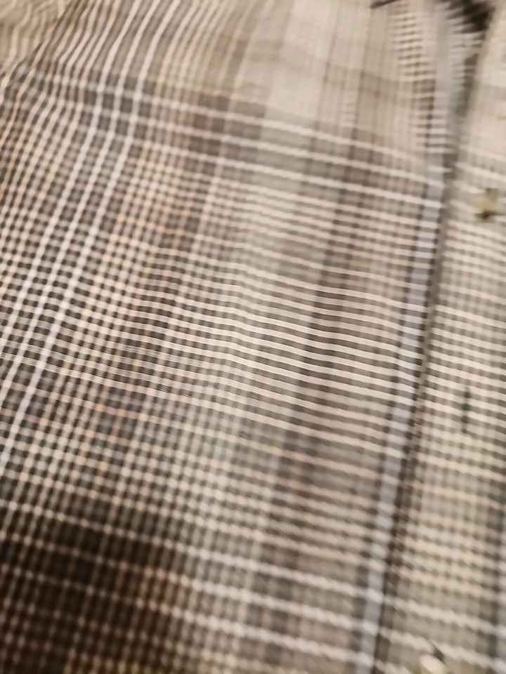 ExOfficio Large OLIVE Outdoor Camp Mens Button Front Short Sleeve Casual Shirt - Image 2 of 4