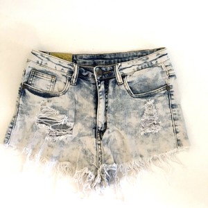 machine jean shorts