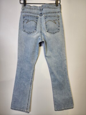 Jaclyn Smith Womens Size 6 Blue Denim Jeans 5 Pocket Straight 28x31