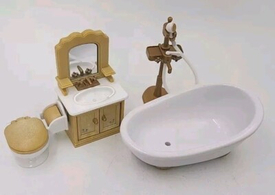 Calico Critters Country Bathroom House Replacement Furniture Vanity Sink Epoch