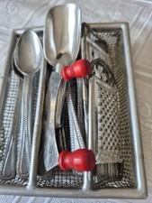 BESTECK Antik GABEL,MESSER,LÖFFEL Für PUPPENSTUBE,PUPPENHAUS KONVOLUT