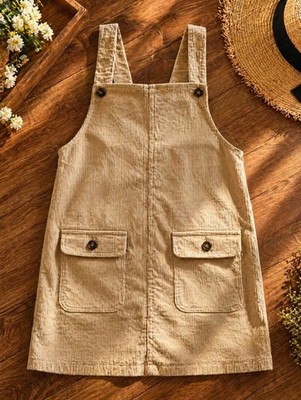 luvamia Womens Fashion Corduroy Overall Dress for Women Sz Medium NWT