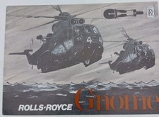 Rolls-Royce Gnome Turboshaft Engine Brochure Westland Sea King Interest
