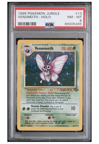 Venomoth 13/64 Jungle Holo