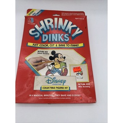 MICKEY MOUSE SHRINKY DINKS VTG SEALED IN BOX UNUSED MILTON BRADLEY DISNEY