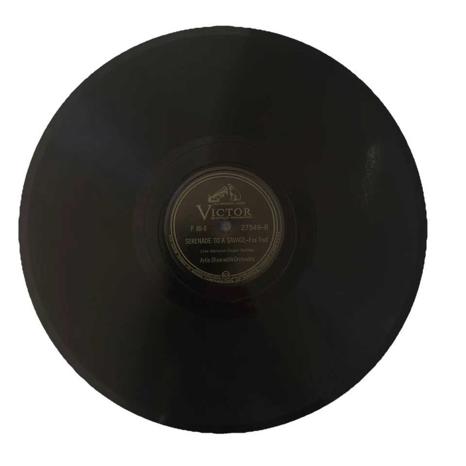 Artie Shaw - Moonglow/Serenade To A Savage - 10" Victor Record 27549 - 78RPM EX Foto 2 de 4