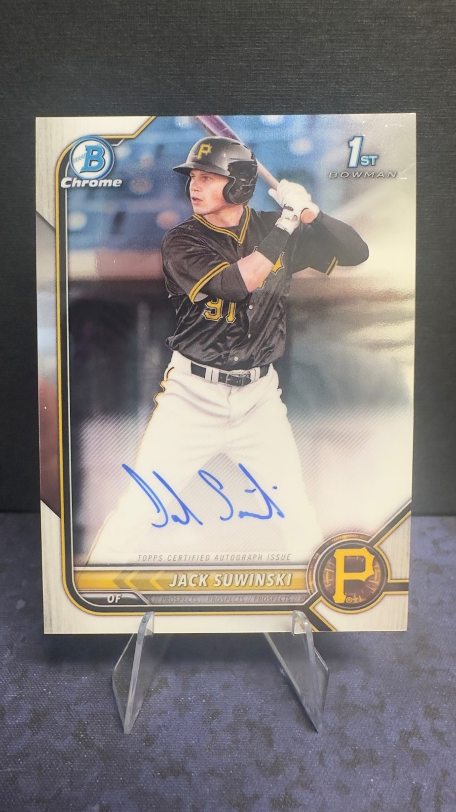 2022 Bowman Chrome - Jack Suwinski 1st Bowman Prospect Auto #CPA-JS