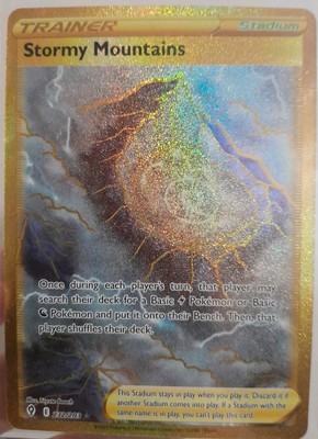 Stormy Mountains 232 - Gold Secret Rare- Evolving Skies - Pokemon TCG - Englisch