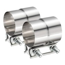  2.25 inch Lap Joint Band Stainless Steel Muffler Clamp for 2.25 Exhaust Clamp