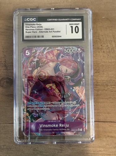 Vinsmoke Reiju (Alternate Art) graded CGC 10 for sale on eBay