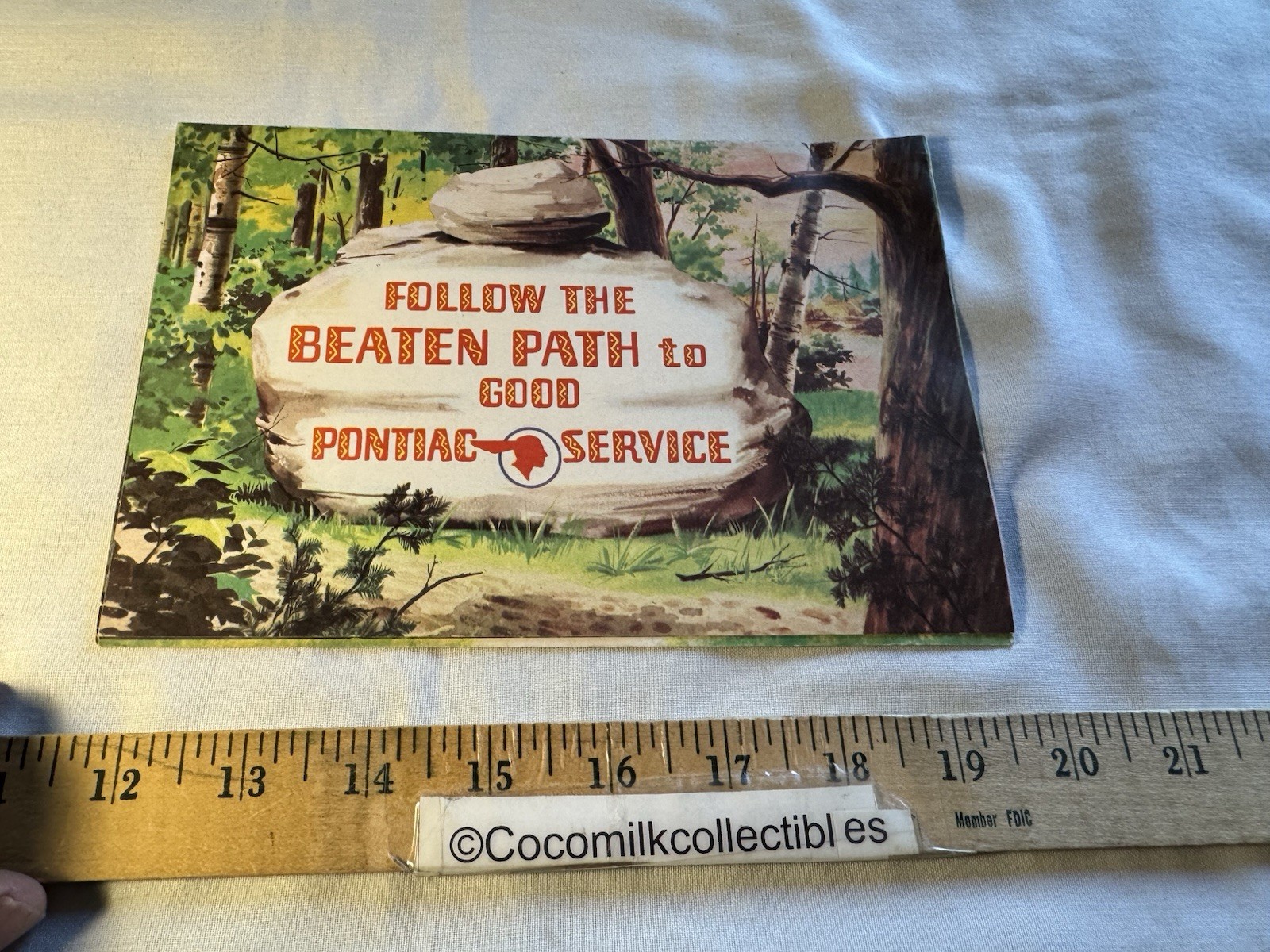 Vintag 1952 Car Auto Dealership Mailer Renn Pontiac Co Frederick MD Deer Hunting