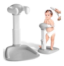 Baby Bath with Shower Stand Support - Anti-Slip Adjustable Shower Tower 6-36 Mon
