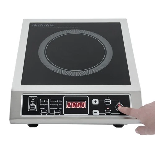 Portable Commercial Induction Cooktop 3500W Countertop Burner 8Temp Levels 110V