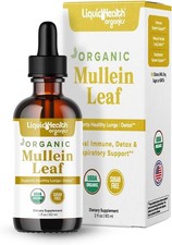 Mullein Drops for Lungs   Lung Detox for Smokers  Lung Cleanse Liquid   Mullein