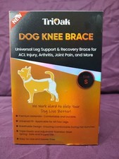 TriOak Dog Knee Brace Universal Leg Support Recovery Brace Size S