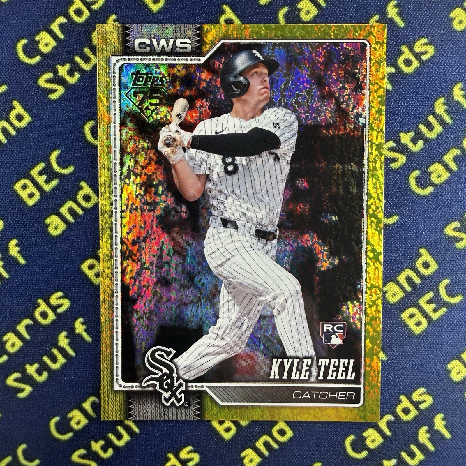2026 Topps Series 1 Kyle Teel #201 Yellow Holo Foil /399 RC